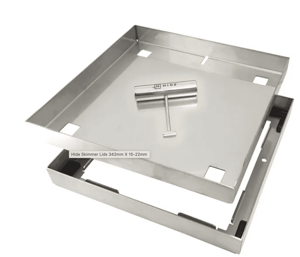 Skimmer Box Lids Stainless steel Direct Pool Tiles