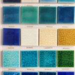 Ceramic pool tiles scaled