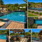 Byron Bay Sukabumi pool tiles and lava stone