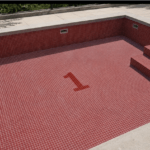 Custom Red Mosaic Pool Australia